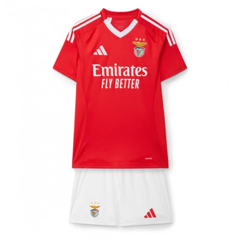 Dres Benfica Domaci za djecu 2024-25 Kratak Rukav (+ kratke hlače)